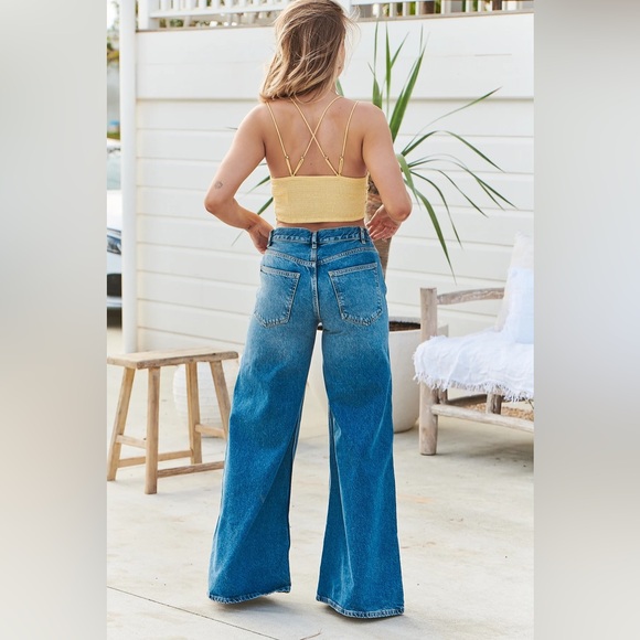 🎉LAST PIECE🎉FREE PEOPLE Lovefool Low Rise Jeans - Picture 14 of 16